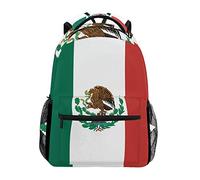 fifbird Zaino unisex con bandiera della Repubblica Democratica del Congo, per scuola, viaggi, escursionismo, campeggio, zaino da scuola, Bandiera messicana a colori, Taglia unica