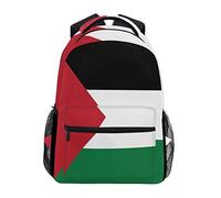 fifbird Zaino unisex con bandiera della Repubblica Democratica del Congo, per scuola, viaggi, escursionismo, campeggio, zaino da scuola, Bandiera colore-palestina, Taglia unica