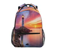 fifbird Zaino unisex con faro per computer portatile, per uomini e donne, leggero, da viaggio, università, zaino per la scuola