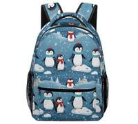 fifbird Zaino unisex con simpatici animali pinguino per computer portatile casual zaino da viaggio borsa leggera per scuola lavoro zaino da scuola