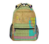 fifbird Zaino unisex con tavola periodica degli elementiBorsa a tracolla per la scuola grande e durevole Bookbag Laptop Daypack Zaino per la scuola Zaini