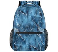 fifbird Zaino unisex grande con scomparto per computer portatile, per adulti, per lavoro, viaggi e scuola, università, Colore-blu Bianco Mar, Taglia unica