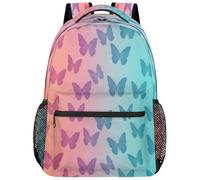 fifbird Zaino unisex grande con scomparto per computer portatile, per adulti, per lavoro, viaggi e scuola, università, Colore-acquerello Ma, Taglia unica