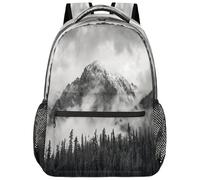 fifbird Zaino unisex grande con scomparto per computer portatile, per adulti, per lavoro, viaggi e scuola, università, Colore-nevoso Montagna, Taglia unica