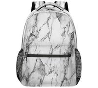 fifbird Zaino unisex grande con scomparto per computer portatile, per adulti, per lavoro, viaggi e scuola, università, Colore bianco Grigio Mar, Taglia unica