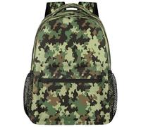 fifbird Zaino unisex grande con scomparto per computer portatile, per adulti, per lavoro, viaggi e scuola, università, Camo Des denso di colore, Taglia unica