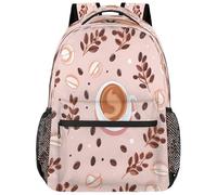 fifbird Zaino unisex grande con scomparto per computer portatile, per adulti, per lavoro, viaggi e scuola, università, Colore chicco di caffè Le, Taglia unica