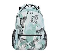 fifbird Zaino unisex Ombra Tropical Leopard Ti-ger Lion Zebra borsa a tracolla per la scuola grande resistente zaino per laptop per studenti adolescenti zaino scuola elementare zaini