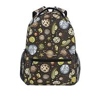 fifbird Zaino unisex per bambini, per la scuola, per adolescenti, alla moda, zaino da viaggio, borsa per computer portatile, zaino da scuola, Spazio colore 072, Taglia unica