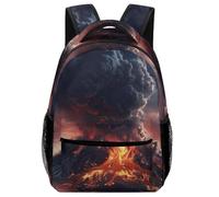 fifbird Zaino unisex vulcano, zaino da viaggio per computer portatile, borsa a tracolla, zaino da scuola