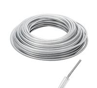 fifibang Filo per Decespugliatore 2,4 mm/50M, Filo da Taglio Tondo, Filo d'Acciaio Linea di Falciatura per Decespugliatore Prato Trimmer (2.4mm×30M)