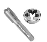 FIFIBANG M16 x 1,5 mm Set di Maschio e Filiera, HSS Filettatura Metrica e Filettatura per Filettature metriche interne ed esterne