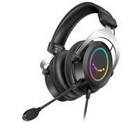 FIFINE AmpliGame H3 - Cuffie da gioco con microfono, con cancellazione passiva del rumore, jack audio da 3,5 mm, RGB, per Switch, Xbox, PC, controller PS4/PS5, lettore mobile, cuffie da gamer