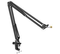 FIFINE Braccio per microfono, Braccio di sospensione regolabile con morsetto resistente, Supporto per microfono a forbice per registrazione, giochi, K688 K658-CS1