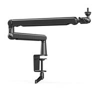FIFINE Supporto per Microfono, Braccio Microfono con Microphone Clip e adattatore, Adattatore a Vite, Gestione dei Cavi, Supporto Microfono Regolabile Braccio, Compatibile K658 K688 AM8 A8