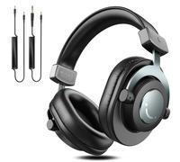 FIFINIE Cuffie cablate over-ear, comode con memory foam, jack da 3,5 e 6,35 mm per computer, laptop, Mac, PS4 e PS5 - H8