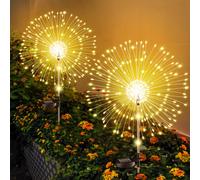 FIFlying Luci Solari Decorative 122 LED Fuochi d artificio da Giardino Esterno 2
