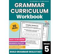 Fifth Grade Grammar Curriculum: Daily Grammar Lessons, Practice & Assessment for Grade 5, Homeschool ELA Curriculum