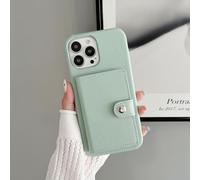 FIFTHAVE Custodia per iPhone 17 Pro con porta tessere, ultra sottile in pelle PU, per iPhone 17 Pro, a portafoglio, con scomparti per carte di credito, in pelle, resistente agli urti, robusta, colore