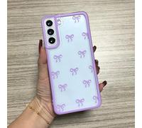 FIFTHAVE Custodia per Samsung Galaxy S20 FE Custodia con fiocco carino, custodia protettiva per Samsung S20 FE trasparente, sottile, trasparente, in morbido silicone, resistente agli urti, per donne e