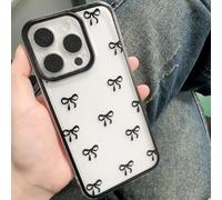 FIFTHAVE Custodia per Samsung Galaxy S20 FE Custodia con fiocco carino, custodia protettiva per Samsung S20 FE trasparente, sottile, trasparente, in morbido silicone, resistente agli urti, per donne e