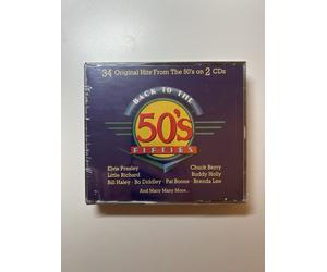 FIFTIES 50'S 2 CD 1992 ELVIS PRESLEY PAUL ANKA NEIL SEDAKA BILL HALEY Nuovo
