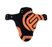 FIFTY-FIFTY Parafango MTB per Bicicletta, parafanghi per Mountain Bike, Posteriore e Anteriore, paraspruzzi Fit 26 27,5 29 Pollici Fat Bike (Arancione, 1 Confezioni)