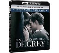Fifty Shades of Grey (4K Ultra HD + Blu-ray) Starring Dakota Johnson, Jamie Dornan [Spanish Artwork]