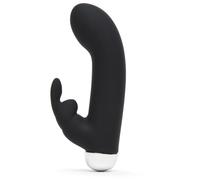 Fifty Shades of Grey Fifty Shades of Grey - Greedy Girl Mini Vibratore Rabbit Ricaricabile - Nero
