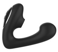 Fifty Shades of Grey Greedy Girl Duet Dual Stimulator with Clitoral Suction Black