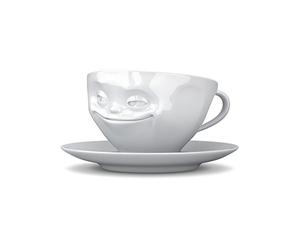 Fiftyeight Kaffeetassen SET, 2-er Set och bitte + grinsend, TV Tassen