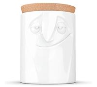 FIFTYEIGHT PRODUCTS Affascinante Barattolo, Porcellana Sughero, Bianco, 1700ml