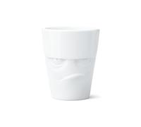 Fiftyeight Products TASSEN Tazza in Porcellana con Manico, Edizione Grumpy Face, 325 ml, Bianca (Tazza da caffè Singola) Tazza da caffè