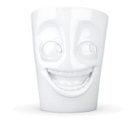 FIFTYEIGHT PRODUCTS / Tazze/Tazza con manico Witzig (porcellana, 350 ml, bianco, Made in Germany)