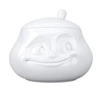 FIFTYEIGHT PRODUCTS Tazze/zuccheriera Dolce (porcellana, 11,2 x 11,3 x 11,2 cm, bianco, Made in Germany)