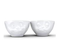 FiftyEight, Set di Tazze Bianco in Porcellana, 11,7 cm, 2 Pezzi