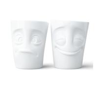 Fiftyeight Tazza Set # 2 vergnuegt e Verd utzt/Bianco