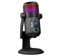 FiftySixty Microfono a condensatore cardioide indipendente a LED in NERO