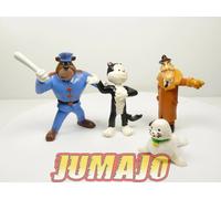 FIG2 Lot de 4 figurines PVC Yolanda Années 80 BIBIFOC PIF et HERCULE 1989