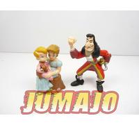 FIG63 lot 2 figurines PVC DISNEY STORE : PETER PAN : CROCHET WENDY 8/9cm