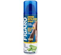 Figaro | Crema Depilatoria Spray in Mousse per Gambe e Corpo, con Aloe Vera, Ideale per Depilazione Uomo, 200ml