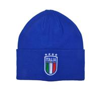 FIGC Cappello Skipper Azzurro con Ricamo, Prodotto Ufficiale Nazionale Italiana di Calcio, 253045 Azzurro