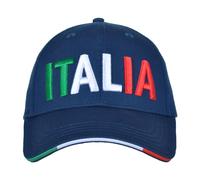 FIGC Italia Cappellino da Baseball, Blu, Etichettalia Unica Taglia unica