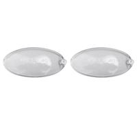 FIGEVIDA 2 x PLAFONIERA OVALE DIFFUSORE LUCE PER CAPPA FABER MM 100 X 55 2 PEZZI NO ORIGINALE