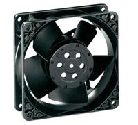 Figevida Aeratore assiale Ventola 230 V/AC 160 m³/h (L x P x A), 119 x 119 x 38 mm, colore: Nero Compatibile per EBM Papst 4650 N EBM4650N