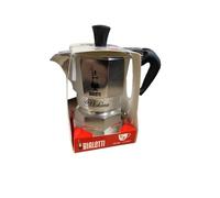 Figevida Caffettiera per Bialetti Caffettiera Alluminio, Tazze 0,5, Argento, 13x6.5x12 cm