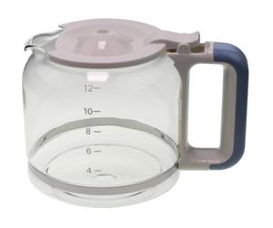 FIGEVIDA Caraffa boccale bicchiere blu Caffettiera macchina caffè a filtro Vintage 1342 Compatibile per ARIETE AT4066009000