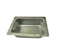 FIGEVIDA Cassetto vaschetta portacenere per Camino e Stufa a Pellet 24 x 19 x 7 cm Clam in lamiera Stampata