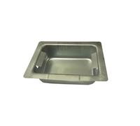 FIGEVIDA Cassetto vaschetta portacenere per Camino e Stufa a Pellet 30 x 20 x 7 cm Clam in lamiera Stampata