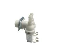 FIGEVIDA Elettrovalvola Di Carico 2 Uscite A 90° Lavatrice Compatibile per WHIRLPOOL 481227118086 62AB010